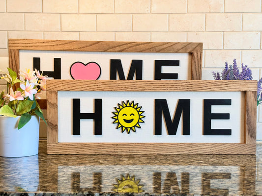 Seasonal HOME Sign