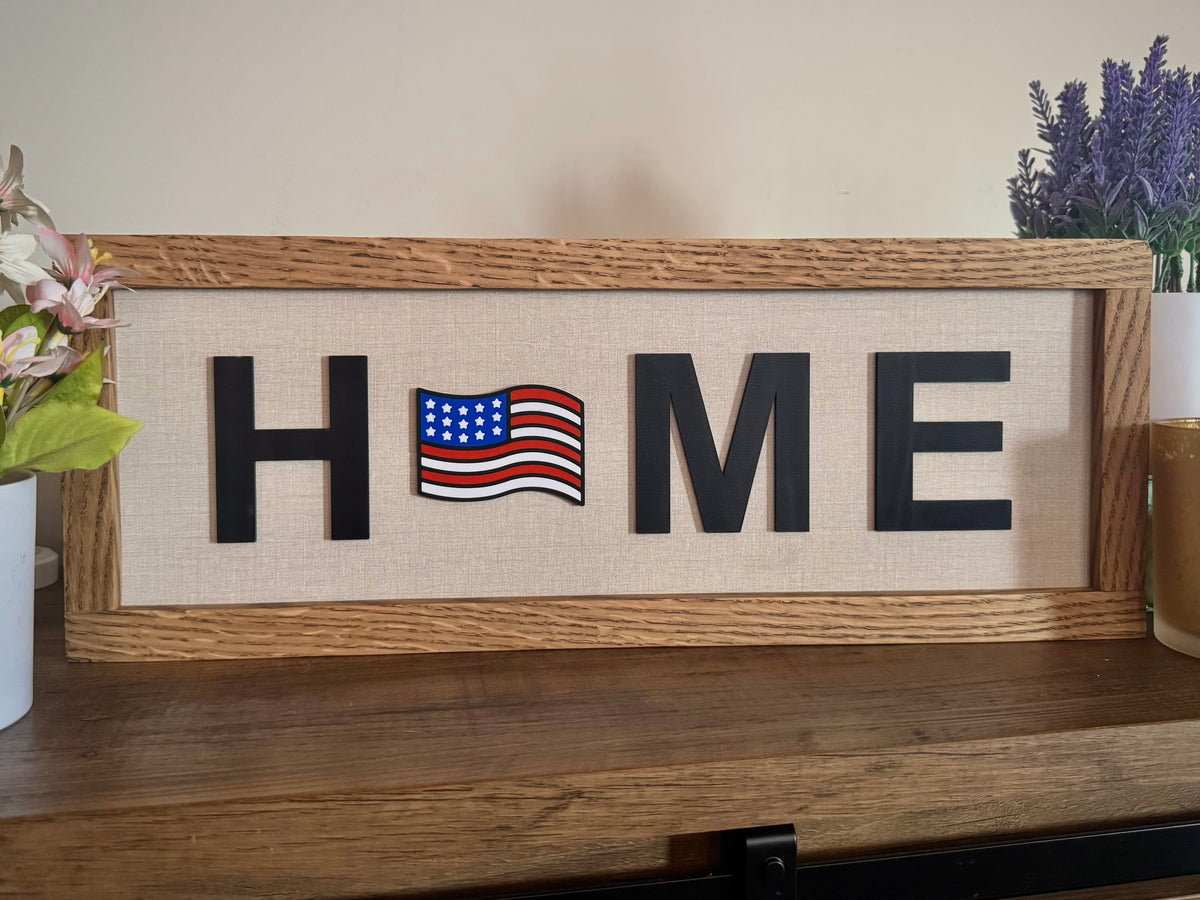 Seasonal HOME Sign