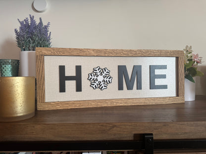 Seasonal HOME Sign