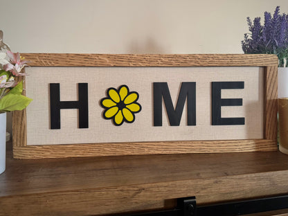 Seasonal HOME Sign