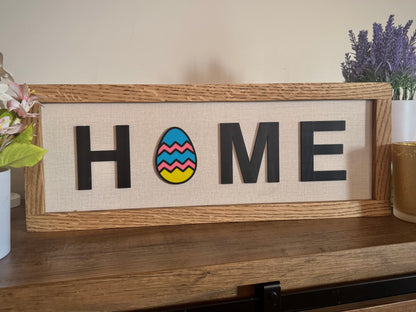 Seasonal HOME Sign