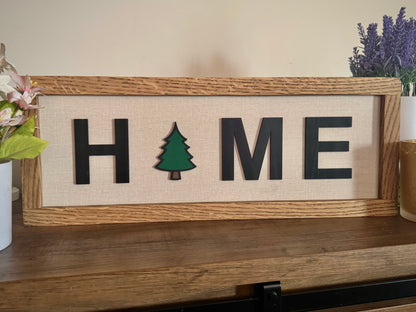 Seasonal HOME Sign