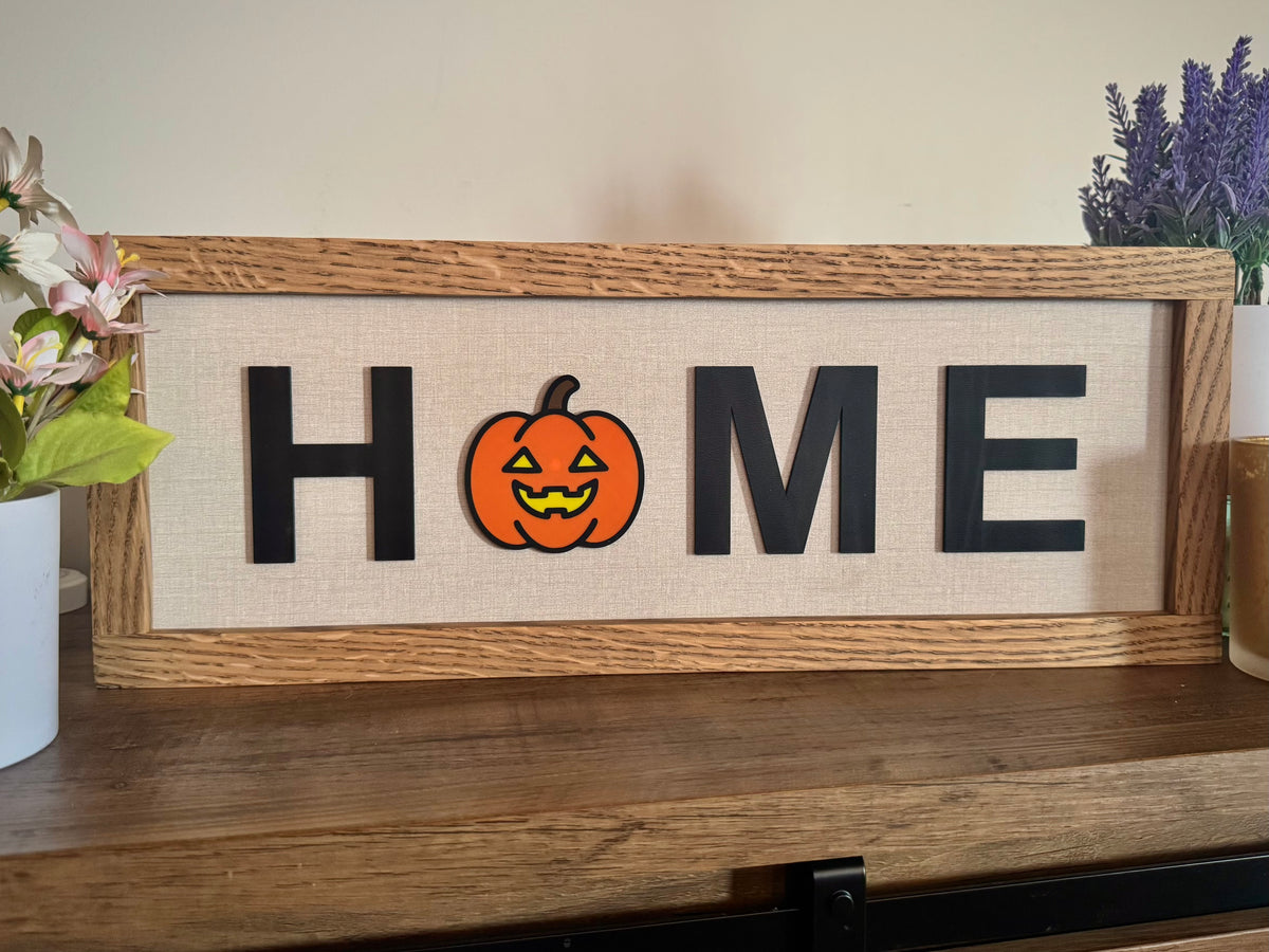 Seasonal HOME Sign