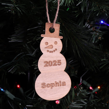 Custom Engraved Christmas Ornaments