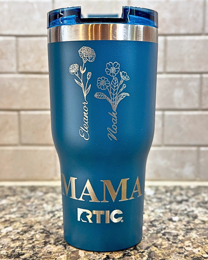 Birth Month Flower Tumbler