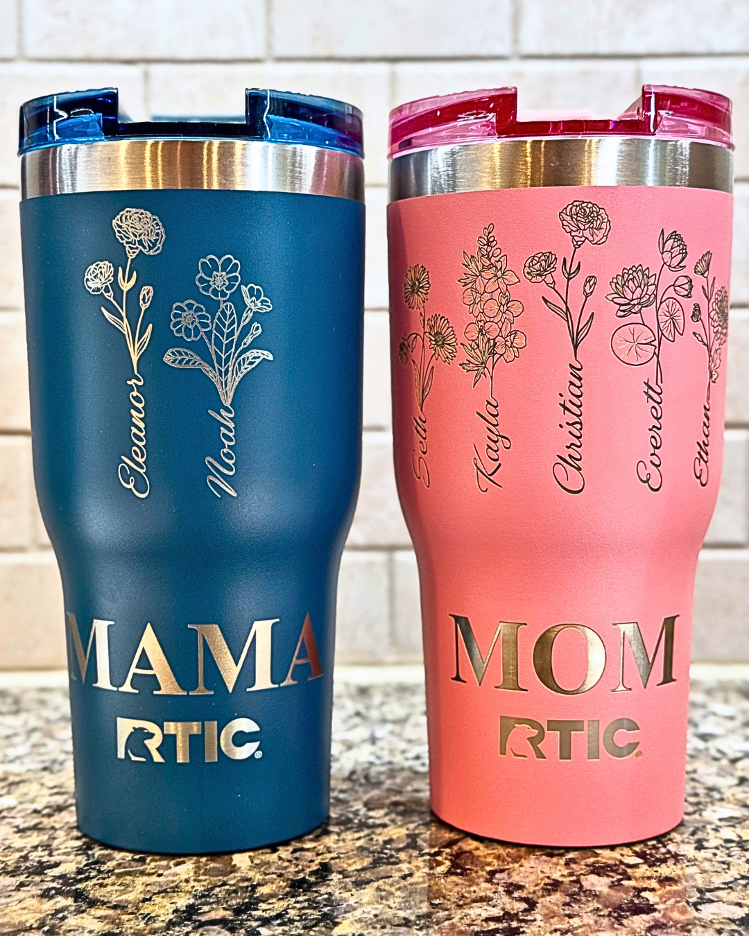 Birth Month Flower Tumbler